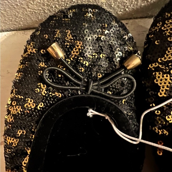 Dearfoam 🌟HP🌟Signature Sequin Ballet Flats NWT - Picture 4 of 9